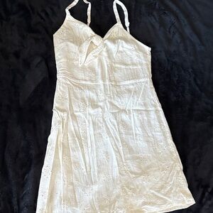 Hollister Cream Textured Dress